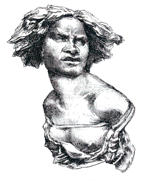 gravure extraite de La statuaire de J.-B. Carpeaux par Ernest Chesneau. Source : Gallica